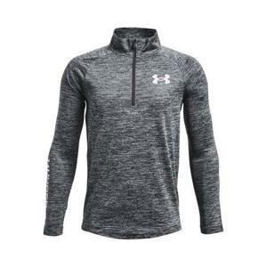 Under Armour Chlapecká lehká mikina Tech BL 1/2 Zip pitch gray YL, 150 - 160