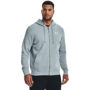 Under Armour Pánská mikina Essential Fleece FZ Hood harbor blue XXL