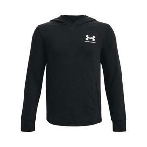 Under Armour Chlapecká mikina Rival Terry Hoodie, Černá, 160 - 170