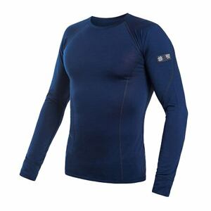 SENSOR MERINO ACTIVE pánské triko dl.rukáv deep blue Velikost: S