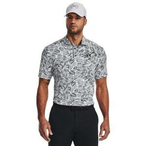 Under Armour Pánské polo tričko Playoff 3.0 Printed Polo white S, Bílá