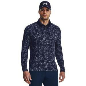 Under Armour Pánské lehká mikina Playoff 1/4 Zip Novelty midnight navy XL, Tmavě, modrá