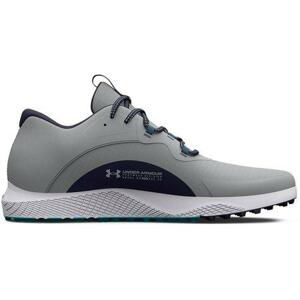 Under Armour Pánská bezspiková golfová obuv Charged Draw 2 SL, mod, gray, 7,5