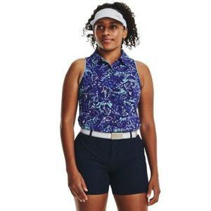 Under Armour Dámské polo tričko bez rukávů Iso-Chill Polo SL sonar blue L