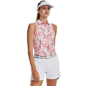 Under Armour Dámské polo tričko bez rukávů Iso-Chill Polo SL white XS, Bílá