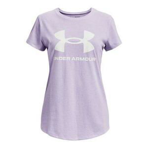 Under Armour Dívčí triko Live Sportstyle Graphic SS, nebula, purple, 137, –, 150