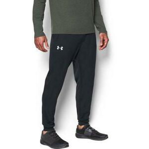 Under Armour Pánské tepláky Sportstyle Jogger black/white XS, Černá / bílá