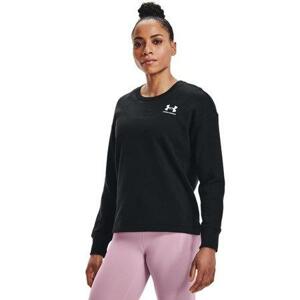 Under Armour Dámská mikina Rival Fleece Oversize Crew black M, Černá