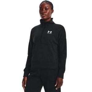 Under Armour Dámská mikina Rival Fleece HZ black M, Černá