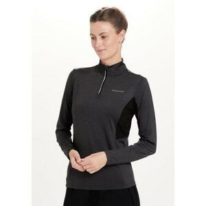 Endurance Dámská sportovní mikina Jocee W Midlayer - velikost 38 black melange 42, Černá