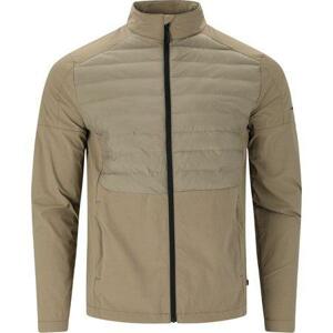 Endurance Pánská hybridní bunda Benst M Hybrid Jacket - Primaloft fallen rock L