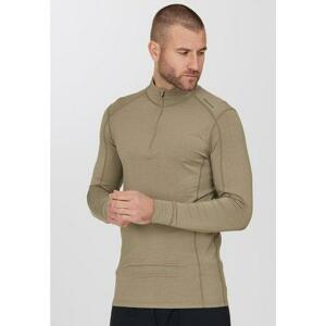 Endurance Pánské tričko Lead M Bamboo Viscose Midlayer fallen rock XXL