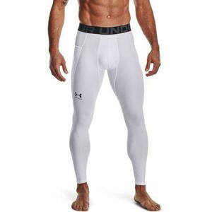 Under Armour Pánské kompresní legíny HG Armour Leggings, Bílá, XXL