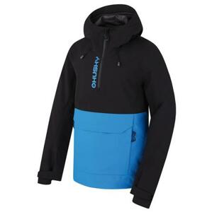 Husky Pánská outdoor bunda Nabbi M black/neon blue S