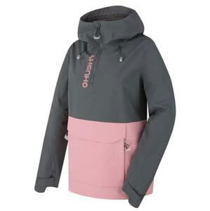 Husky Dámská outdoor bunda Nabbi L dk. grey/pink XL