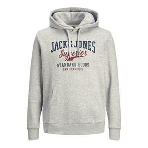 Jack&Jones Pánská mikina JJELOGO Regular Fit 12210824 Light Grey Melange L