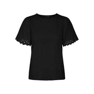 Vero Moda Dámské triko VMPANNA Regular Fit 10279000 Black L