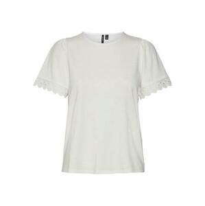 Vero Moda Dámské triko VMPANNA Regular Fit 10279000 Snow White L