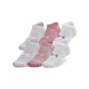 Under Armour Ponožky Essential No Show 6pk pink elixir S, 37 - 39