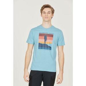 Whistler Pánské bavlněné tričko Vesper M O-neck T-shirt - velikost M adriatic blue XXL