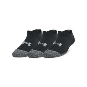 Under Armour Dětské sportovní ponožky Heatgear 3pk No Show Yth, Černá, 40 - 42