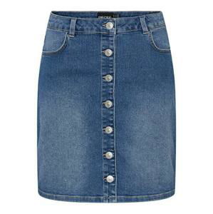 Pieces Dámská sukně PCPEGGY 17126258 Medium Blue Denim M