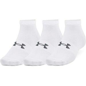 Under Armour Unisex ponožky Essential Low Cut 3pk white L, Bílá