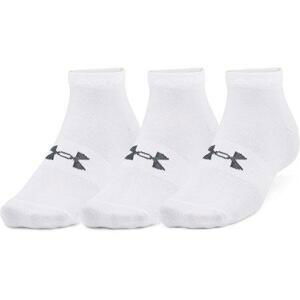 Under Armour Unisex ponožky Essential Low Cut 3pk white M, Bílá