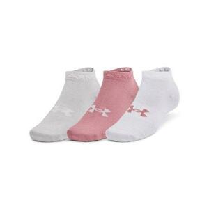 Under Armour Unisex ponožky Essential Low Cut 3pk pink elixir S