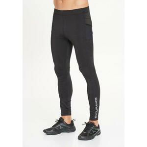 Endurance Běžecké legíny Kerir Unisex Long Running Tights XQL, Černá, S