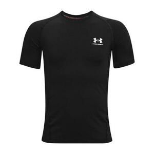 Under Armour Dětské funkční tričko HG Armour SS black YL, Černá, 150 - 160