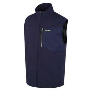 Husky Pánská softshell vesta Salien M dk. blue S