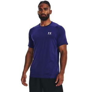 Under Armour Pánské triko HG Armour Fitted SS, sonar, blue, L