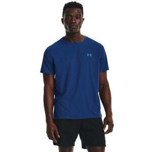 Under Armour Pánské běžecké tričko Iso-Chill Laser Heat SS - velikost M blue mirage S