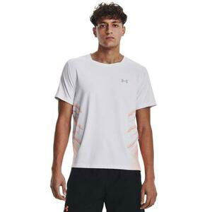 Under Armour Pánské běžecké tričko Iso-Chill Laser Heat SS - velikost S white L, Bílá