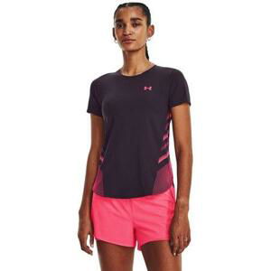 Under Armour Dámské běžecké tričko Iso-Chill Laser Tee II, tux, purple, L