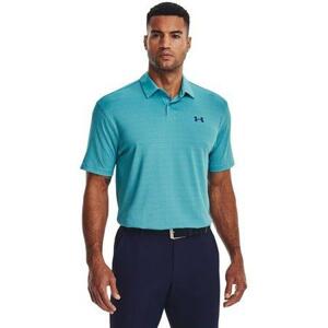 Under Armour Pánské polo tričko T2G Printed Polo glacier blue XXL, Modrá / bílá