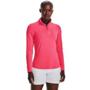 Under Armour Dámské funkční tričko Zinger 1/4 Zip pink shock XL