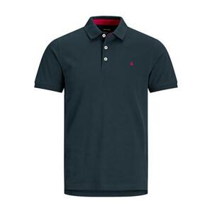 Jack&Jones Pánské polo triko Slim Fit JJEPAULOS 12136668 Blue XL