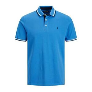 Jack&Jones Pánské polo triko JJEPAULOS Slim Fit 12136668 French Blue XXL