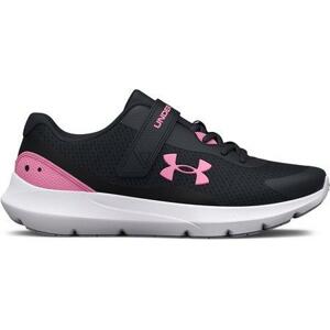 Under Armour Dívčí běžecká obuv GGS Surge 3 AC black 2, Černá, 33,5