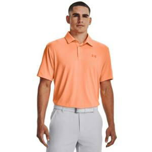 Under Armour Pánské polo tričko Playoff 3.0 Printed Polo, orange, tropic, XXXL