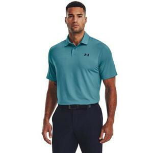 Under Armour Pánské polo tričko T2G glacier blue S, Modrá / bílá