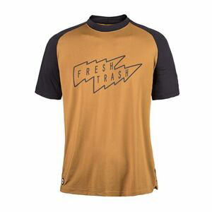 FT MEN'S HORIZON SHORT SLEEVE TEE GOLDEN/BLACK Velikost: L