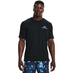 Under Armour Pánské triko Rush Energy SS black 3XL, Černá, XXXL