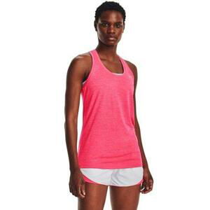 Under Armour Dámské tílko Tech Tank - Twist pink shock M