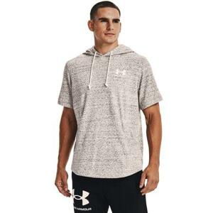 Under Armour Pánská mikina Rival Terry LC SS HD, onyx, white, XL