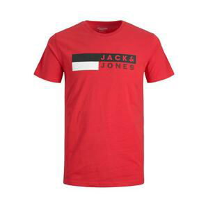 Jack&Jones Pánské triko JJECORP Standard Fit 12151955 True Red XXL