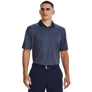 Under Armour Pánské polo tričko Perf 3.0 Printed Polo midnight navy S, Tmavě, modrá