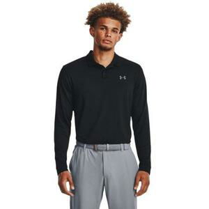 Under Armour Pánské polo tričko Performance 3.0 LS Polo black L, Černá